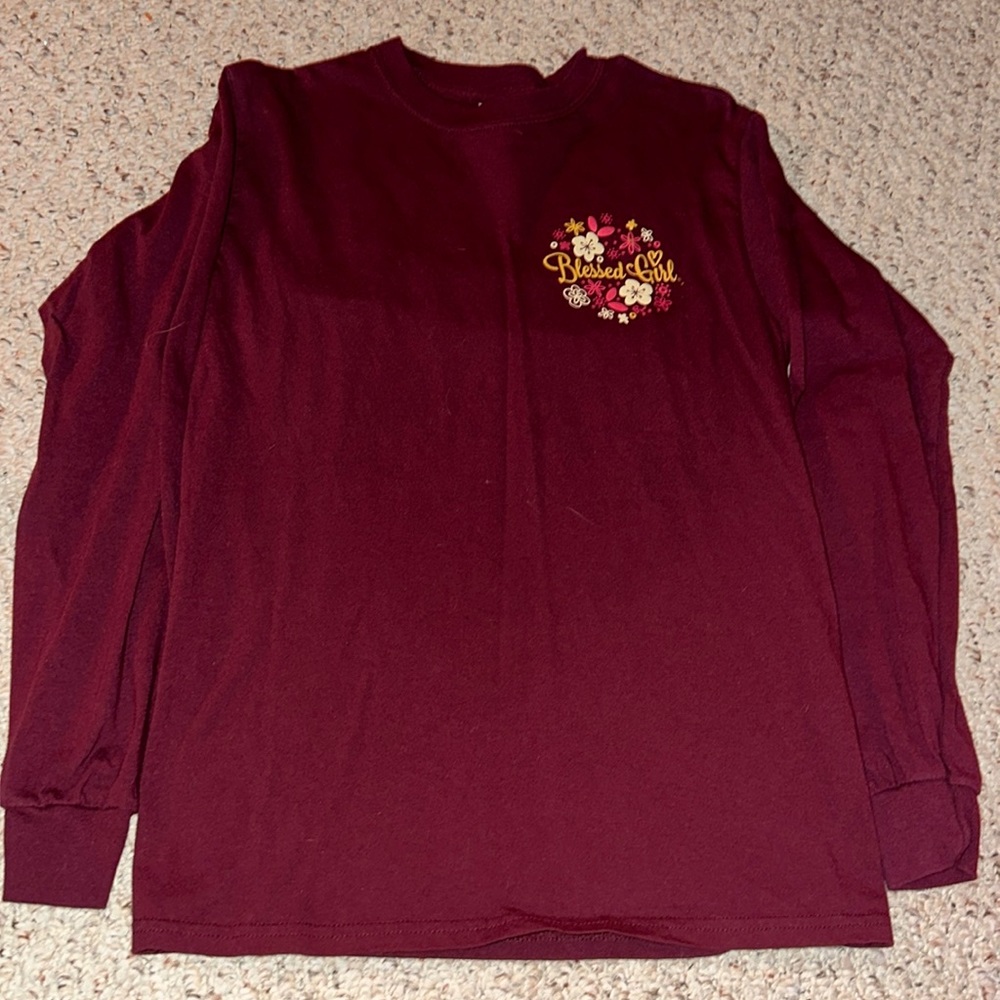 Blessed girl long sleeve shirt